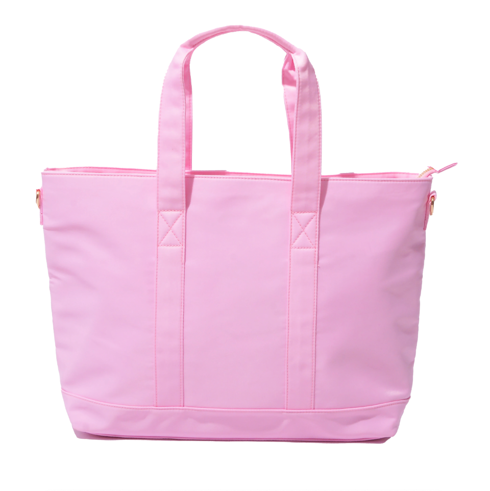 Extra Large Nylon Travel Bag - Light Pink