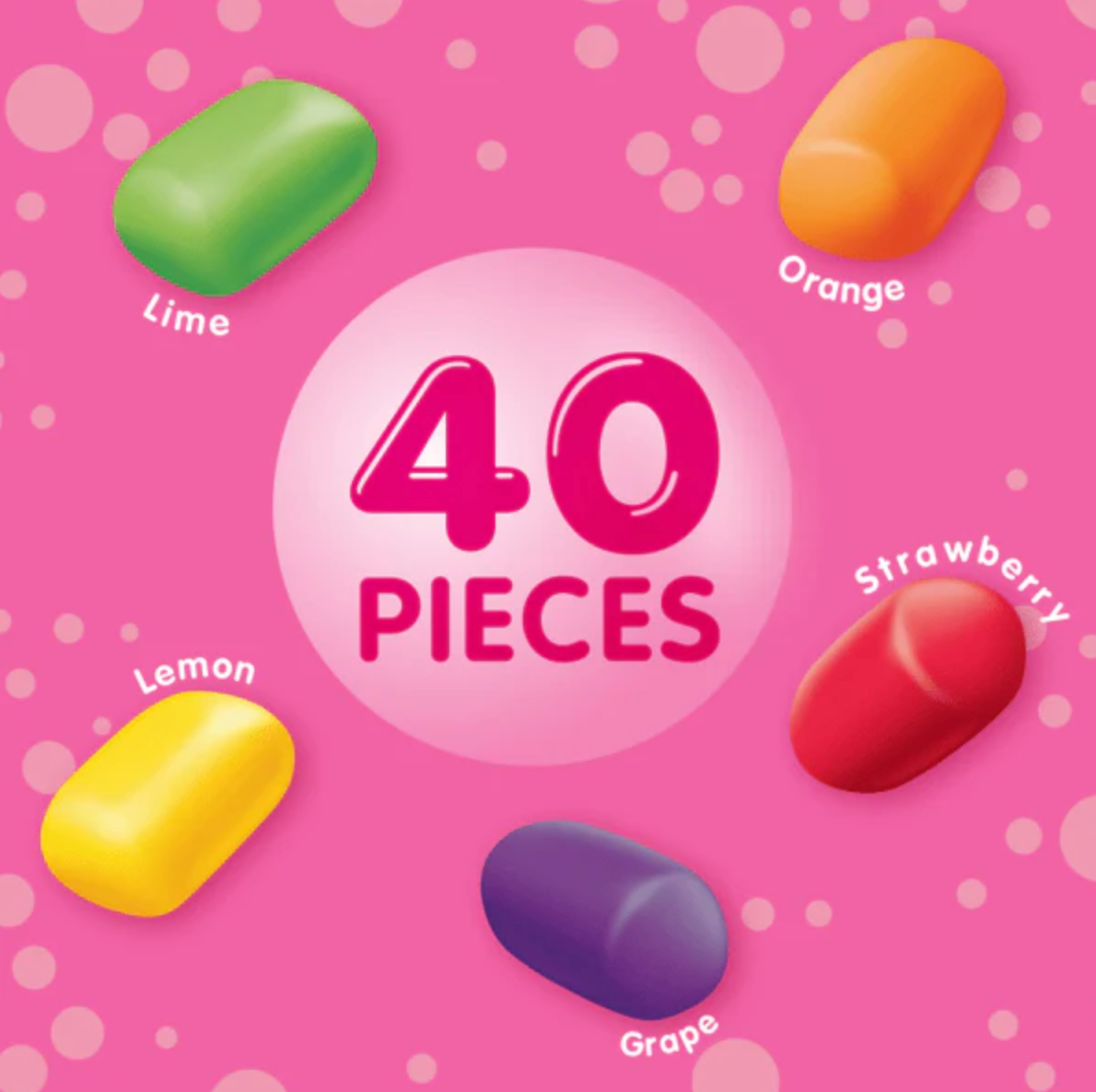 Hubba Bubba Mini Gum, Rainbow Skittles
