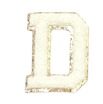 D Letter - White