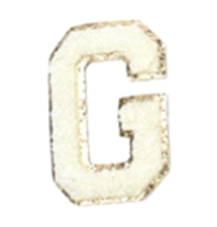 G Letter - White