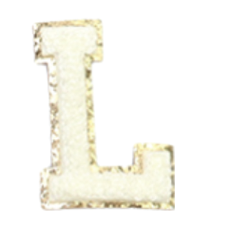 L Letter - White