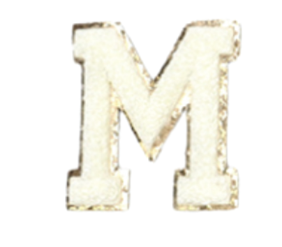 M Letter - White