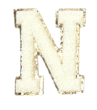 N Letter - White