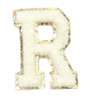 R Letter - White