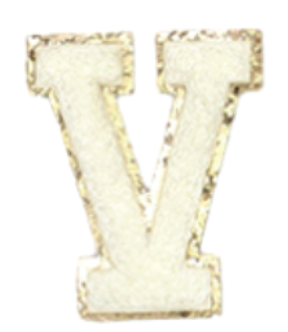 V Letter - White