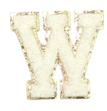 W Letter - White