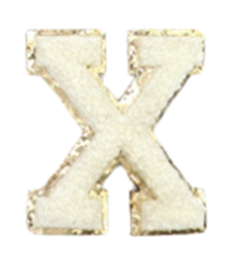 X Letter - White