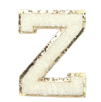 Z Letter - White