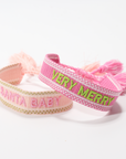 Very Merry | Embroidered Bracelet