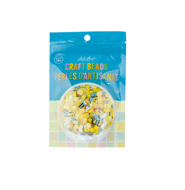 Yellow Clay Mix| Letters and Numbers Mix (130g)