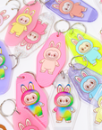 Labubu Inspired Acrylic Motel Keychain / Backpack Charm