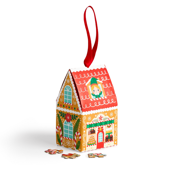Santa's Bakery 48 Piece Mini Puzzle Ornament