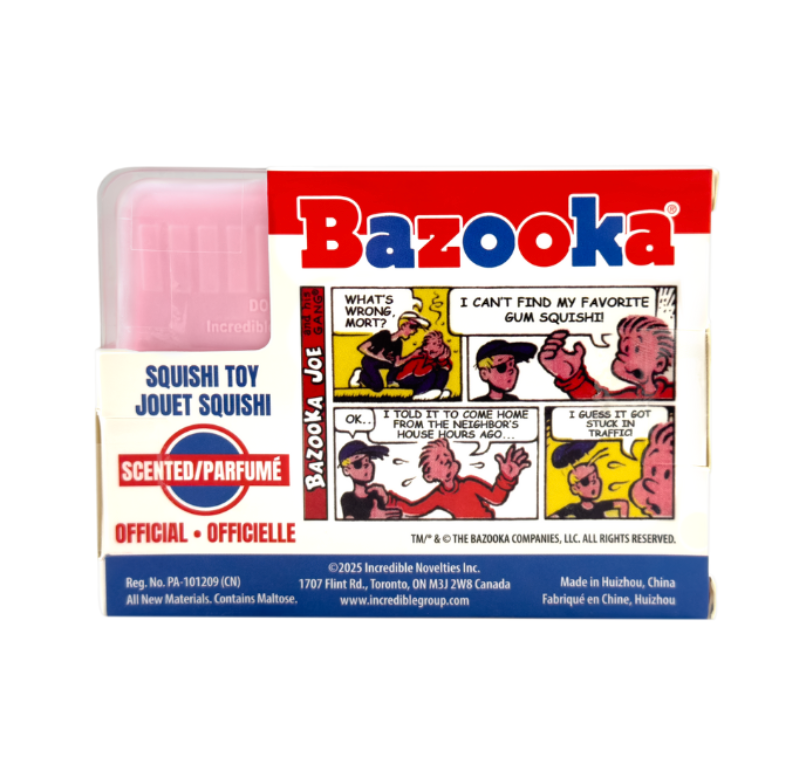 BAZOOKA Gum Scented Squishi Toy