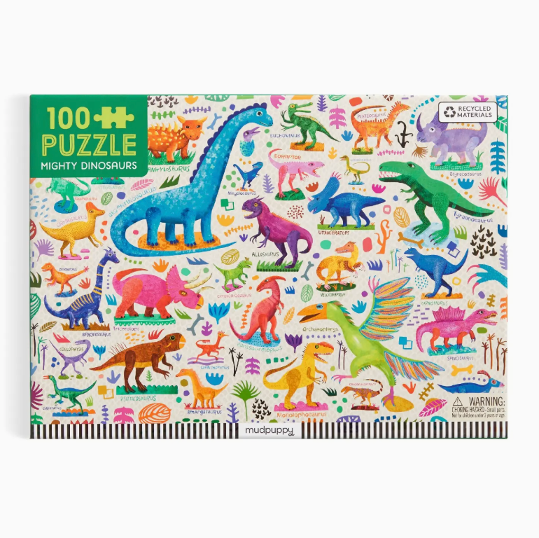 Mighty Dinosaurs 100 Piece Puzzle