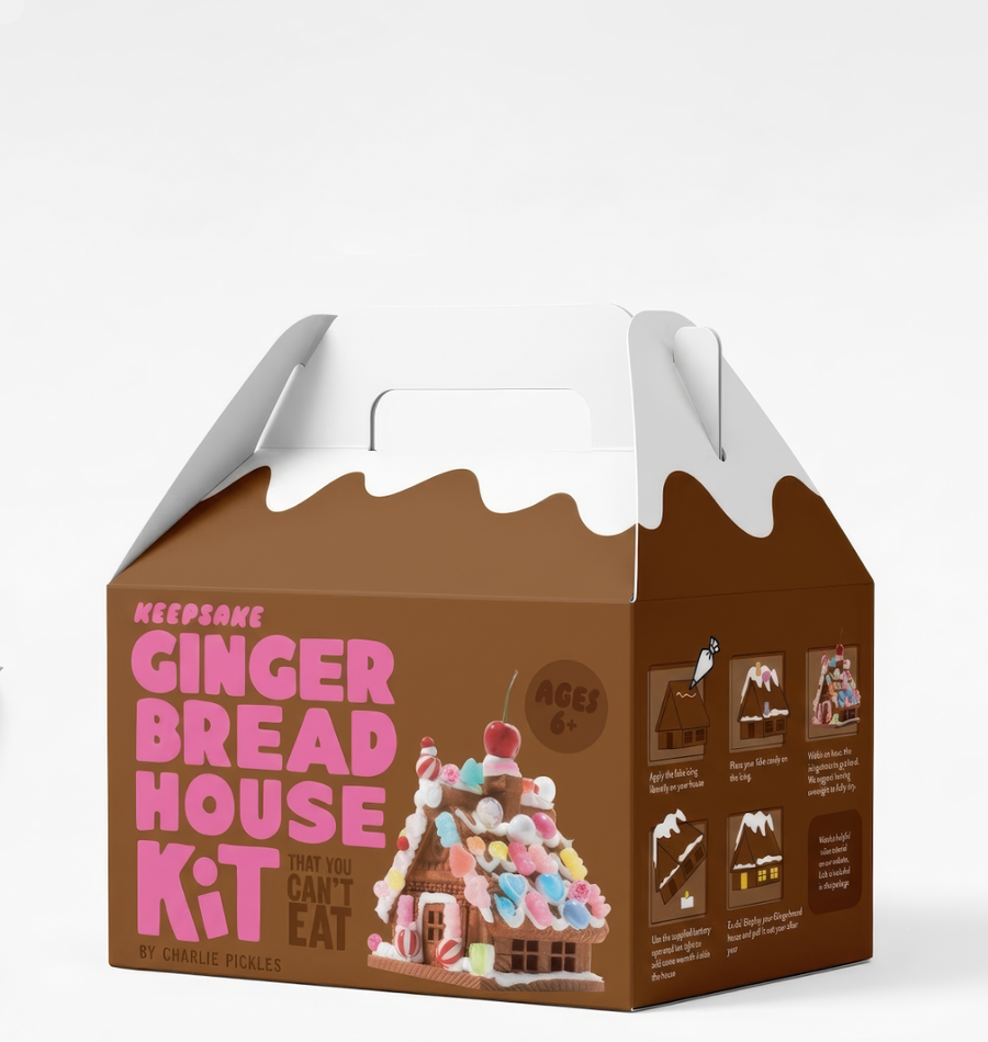 Decorate A (Fake) Gingerbread House