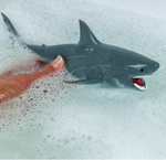 Shark bath time water squirter