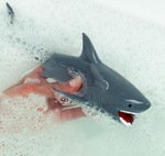 Shark bath time water squirter