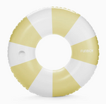Yellow Vintage Stripe Tube Float
