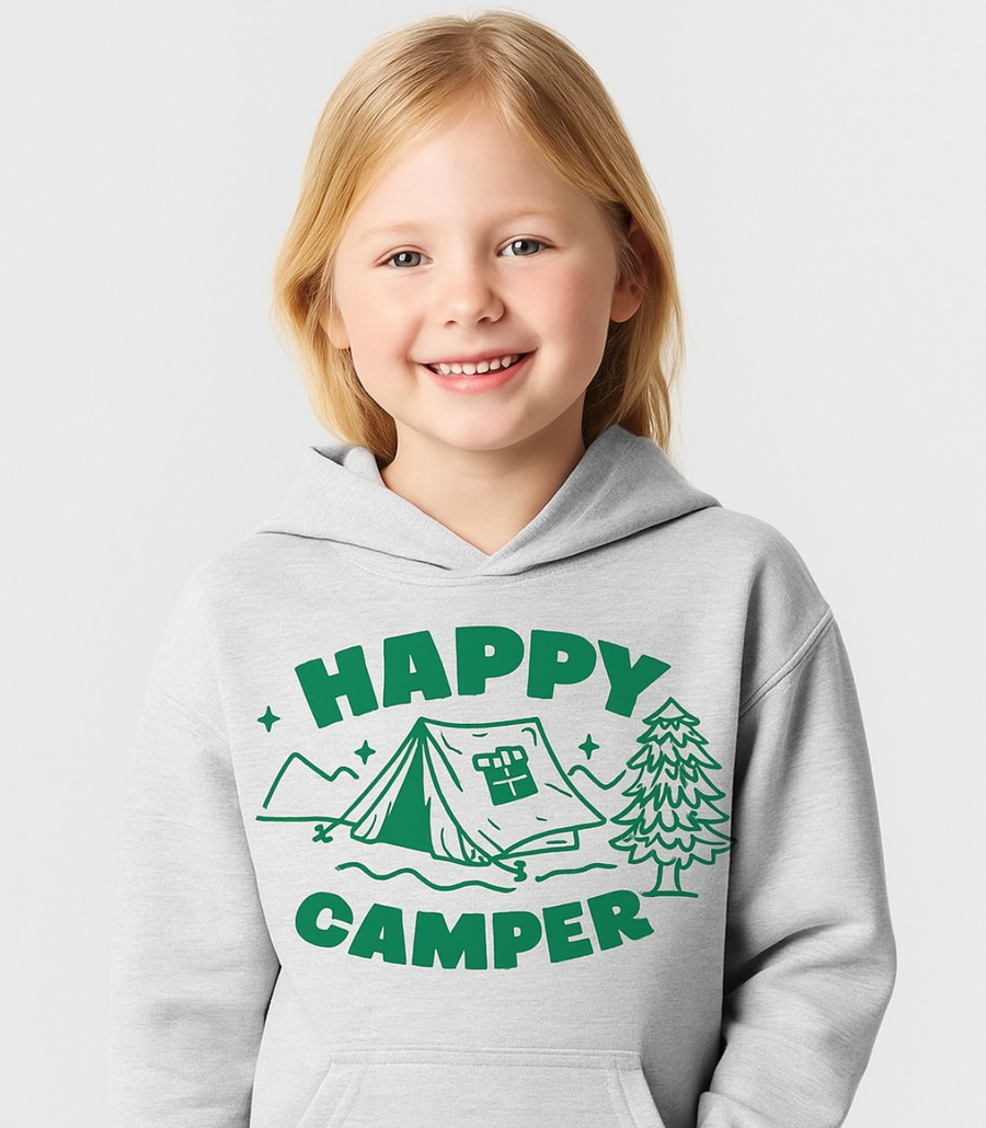 Happy Camper, Youth Hoodie