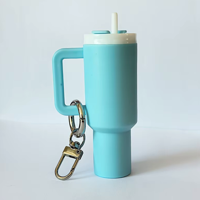 Custom Stanley Keychain / Bag Charm - Pink