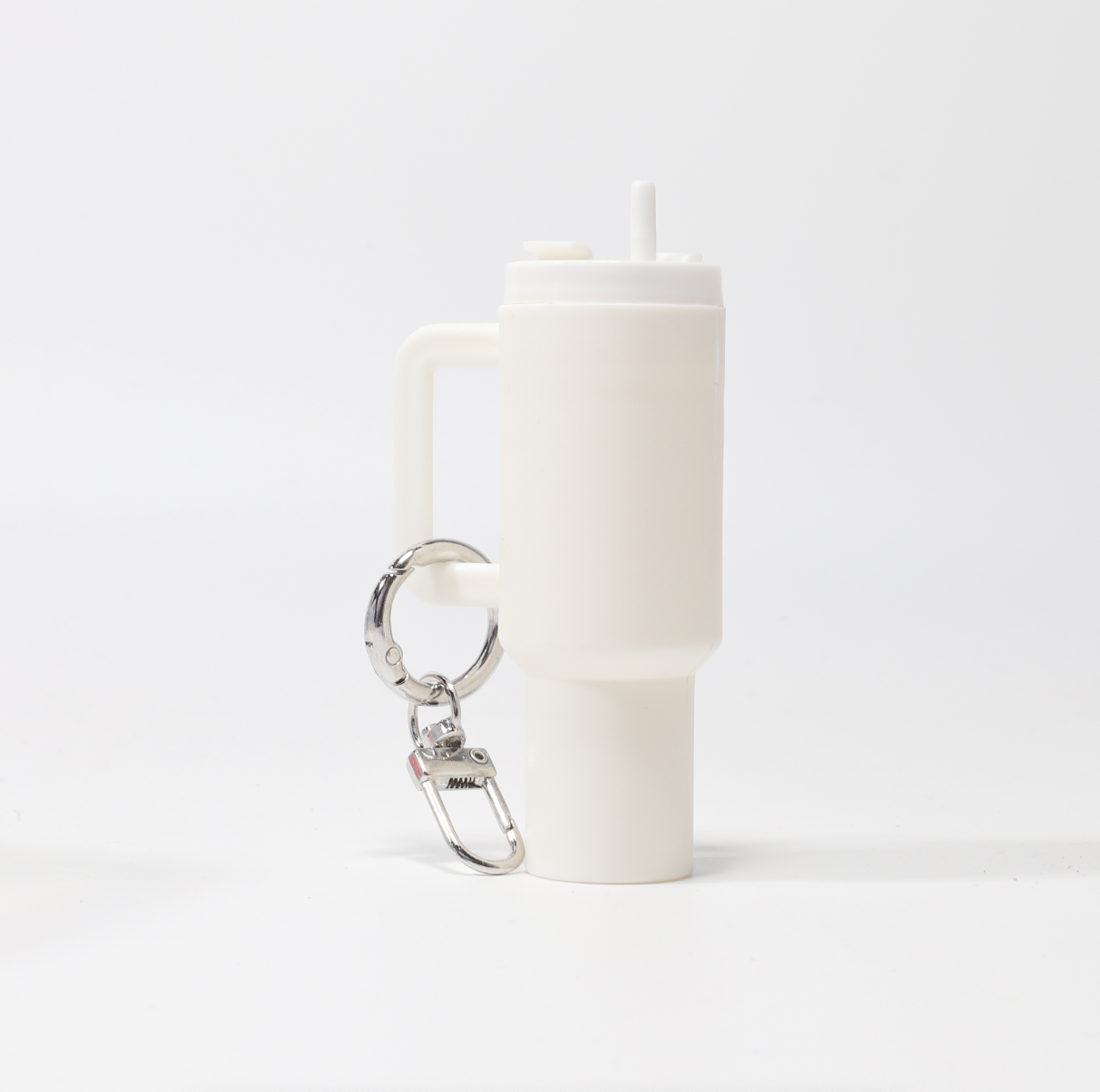 Custom Stanley Keychain / Bag Charm - White