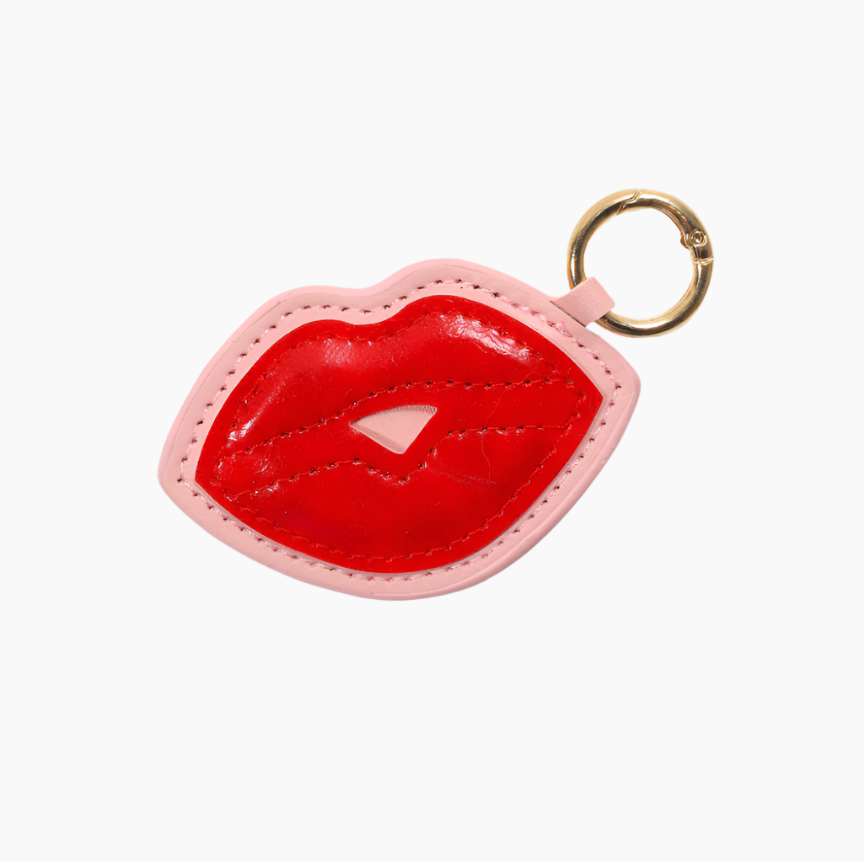 Smoochies! (Lips) Vegan Leather Bag Charm