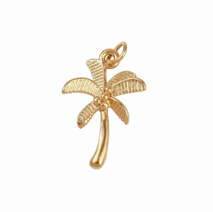 Charm | Palm Tree 18k gold plated