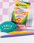 Lunch Money Coin Keychain
