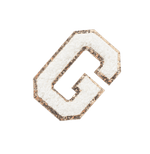 G - Letter Patch White