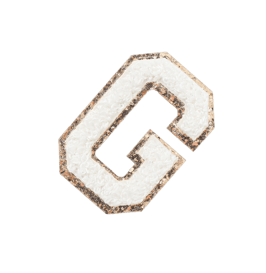 G - Letter Patch White