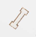 I - Letter Patch White