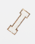 I - Letter Patch White