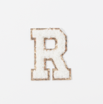 R - Letter Patch White