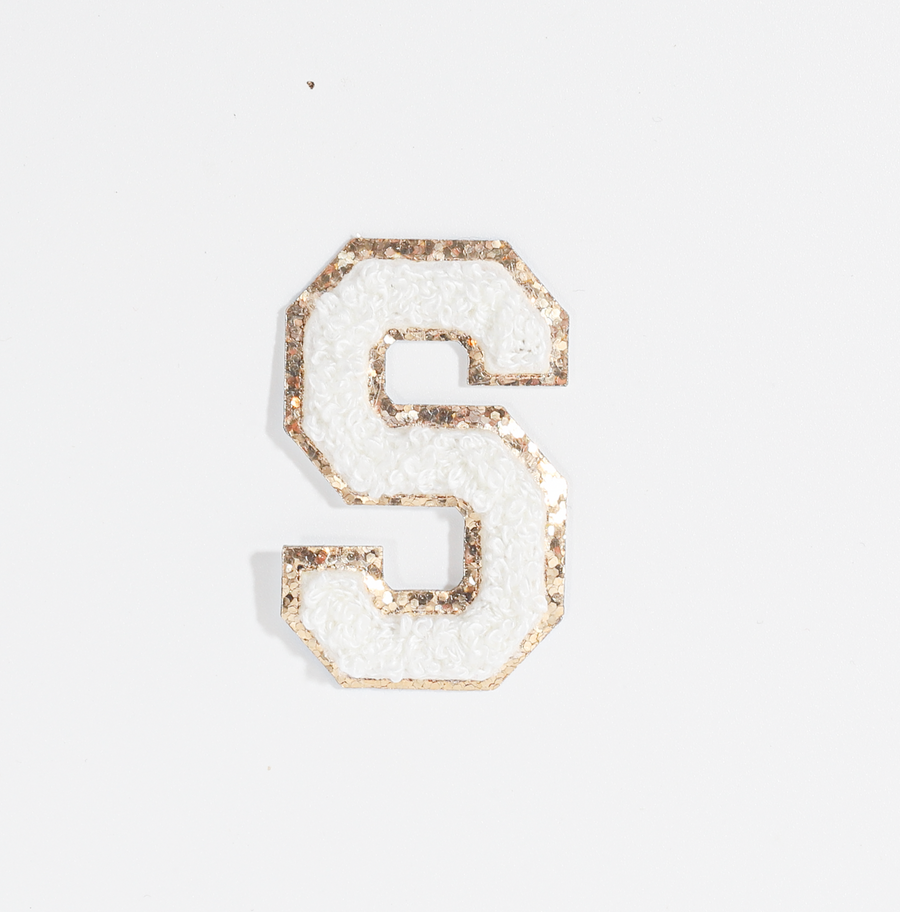 s - Letter Patch Whitee