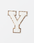 Y  - Letter Patch White