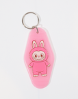 Labubu Inspired Acrylic Motel Keychain / Backpack Charm