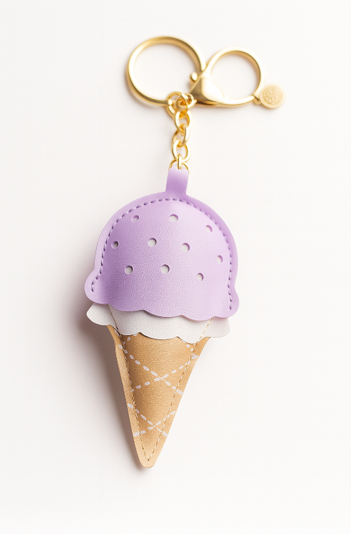 Ice Cream Keychain / Bag Charm
