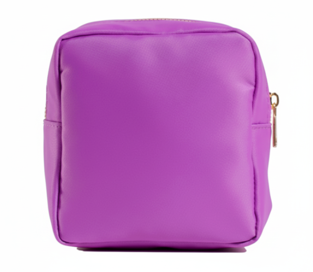 Grape - Mini Square Nylon Pouch