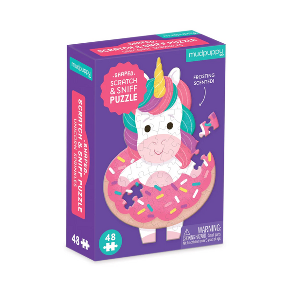 Unicorn Sprinkles 48 Piece Mini Scratch & Sniff Puzzle