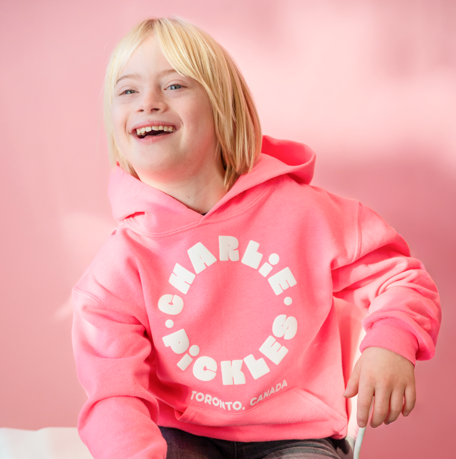 Youth Hoodie | Bubblegum Pink