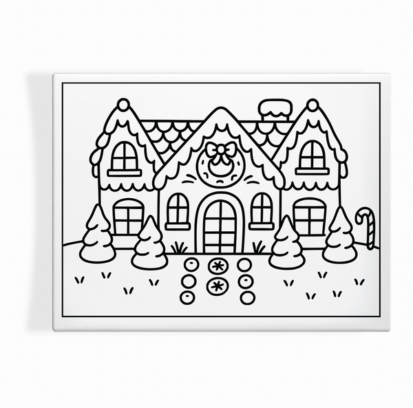 Gingerbread House Paint Kit