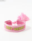 Very Merry | Embroidered Bracelet