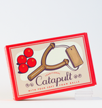Catapult toy with 4 foam balls