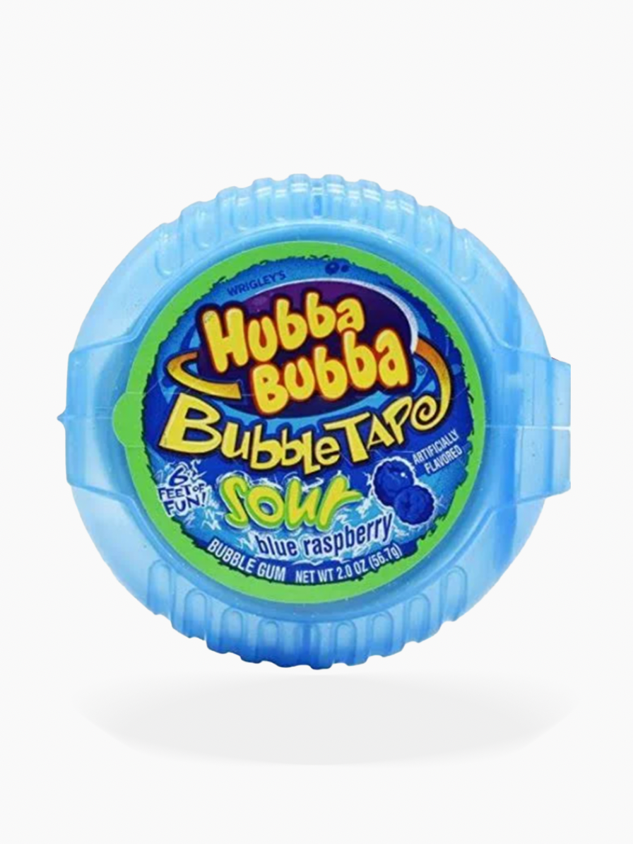 Hubba Bubba Tape Sour Blue Raspberry