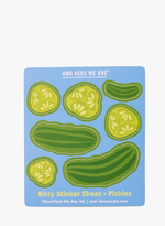 Bitty Vinyl Sticker Sheet—Pickles (7 little stickers)