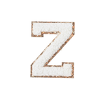 Z - Letter Patch White