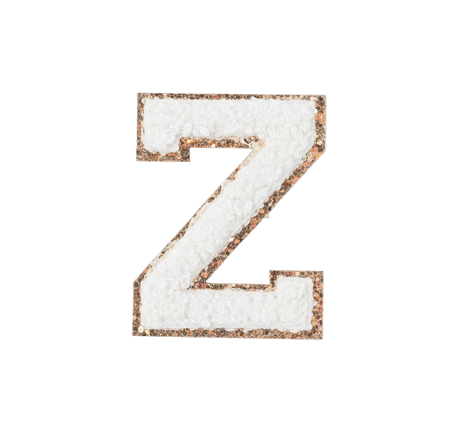 Z - Letter Patch White
