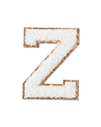 Z - Letter Patch White