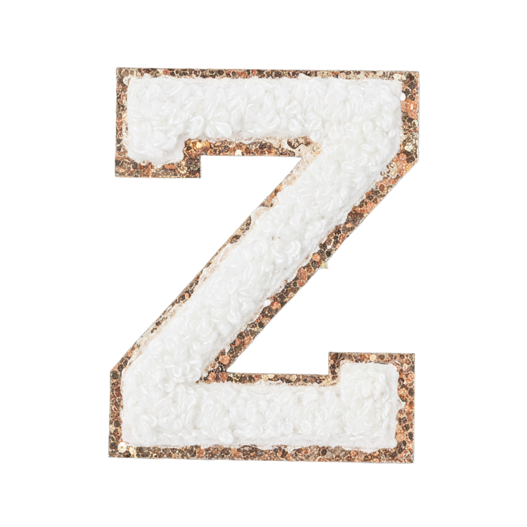 Z - Letter Patch White