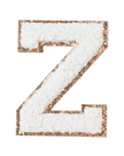 Z - Letter Patch White